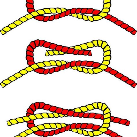 Entwined. #sailorknot #sailingknot #knots #knotchart Joining Yarn Crochet, Joining Yarn, Magic Knot, Sailor Knots, Knots Diy, Rope Crafts Diy, Square Knot, Macrame Knots, Crochet Instructions