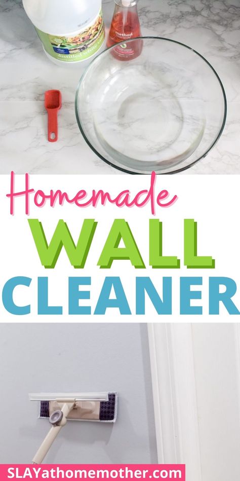 Wall Cleaning Solution Diy, Wall Cleaner Solution, Diy Wall Cleaner Solution, Diy Wall Cleaner, Wall Cleaner Recipe, How To Wash Walls, Wash Walls, Wall Cleaner, Diy Cleaning Products Recipes