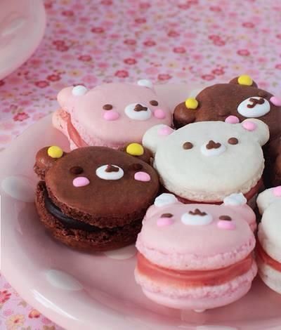 Desserts Japonais, Kue Macaroon, Pastel Cupcakes, 귀여운 음식 그림, Kawaii Dessert, Kawaii Cooking, Cute Baking, Cute Snacks, Think Food