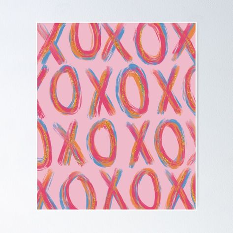 Get my art printed on awesome products. Support me at Redbubble #RBandME: https://www.redbubble.com/i/poster/blue-pink-and-orange-XOXO-by-eze412/161236645.LVTDI?asc=u Xoxo Poster, Pink Artwork, Poster Blue, College Decor, Phone Ideas, Orange Walls, Blue Wall Art, Painting Projects, Graphic Poster