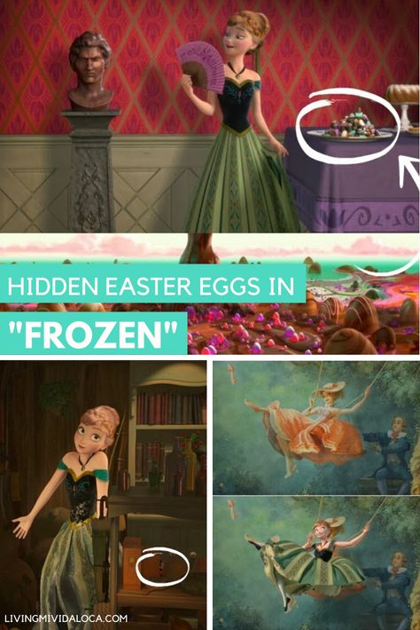 Here are a four different hidden gems that you’ll want to keep an eye out once you watch "Frozen" for the second time (or third… or fourth…). Disney Hidden Easter Eggs, Frozen Easter Eggs, Latina Lifestyle, Easter Eggs In Movies, Flynn Rider And Rapunzel, Disney Easter Eggs, Disney Easter, Flynn Rider, Hidden Mickey