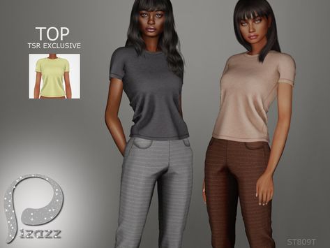 Oversized T Shirt Sims 4 Cc, Sims 4 Cc Tshirt Female, Baggy Tshirt, Cc Shopping, Baggy Shirt, Sims 4 Expansions, Female Clothes, Cc Sims, Female Clothing