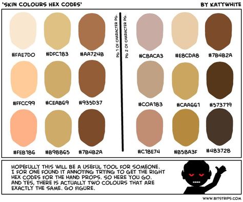 Coloring Reference, Drawing Features, Human Skin Color, Colour Swatches, Drawing Cartoon Faces, Hex Color Palette, Coloring Art, Light Blonde Hair, Skin Colors