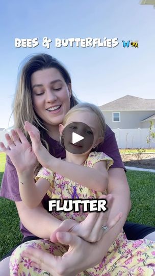 11K views · 307 reactions | Save this song for later! 🦋🐝

👋🏻 Hi! I’m a music therapist and mom of 3 who loves to share fun and educational songs you can do with your kiddos at home, or in a classroom setting 💕

This is a lower energy movement song/finger play that is so fun to do! While you sing this song together you’re helping your little one: 

👉🏻 practice fine and gross motor skills 
👉🏻 build their vocabulary & language skills 
👉🏻 participate in mirroring 
👉🏻 practice following directions 
👉🏻 midline crossing
👉🏻 strengthen parent/child relationship 

All these skills while just having fun and singing a song! ✨ 

Lyrics:
“Flutter flutter butterfly butterfly
Buzzy bee fly on by fly on by
Unfold your wings and stretch up high
Flutter flutter butterfly, butterfly!”

We lea Midline Crossing, Bee Fly, Energy Movement, Movement Songs, Music Therapist, Buzzy Bee, Mom Of 3, Finger Plays, Butterfly Butterfly