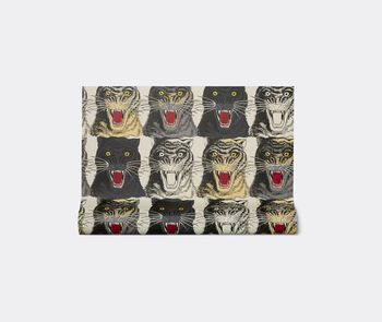 Tiger face print wallpaper - Alessandro Michele | WallpaperSTORE* Zaha Hadid Design, Face Wallpaper, Wallpaper Furniture, Face Print, Tiger Face, More Wallpaper, Print Wallpaper, Wall Treatments, Chinese Culture