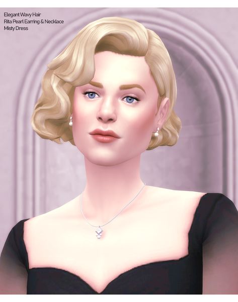 Rusty X Sentate - The Timeless Collection | Rusty's on Patreon 1920 Hair, Marilyn Monroe Hair, 1930s Hair, Old Hollywood Hair, Sims 4 Decades Challenge, 60s Hair, 1920s Hair, Hollywood Hair, 4 Characters