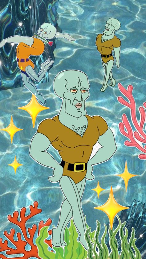 Squidward Wallpaper, Handsome Squidward, My Crush