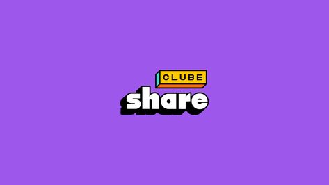 Clube Share [2021] on Behance Logo Sketch Design, Creative Business Logo, Office Graphics, Future Logo, Podcast Logo, Creative Economy, Design Podcast, Identity Design Logo, Dance Tips