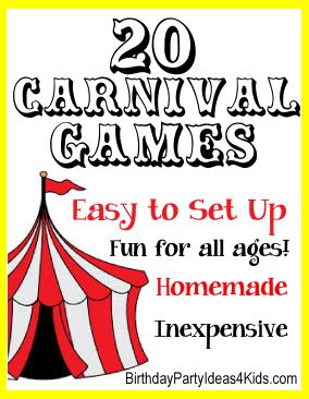 Carnival Games for Kids Easy Carnival Games, Fall Festival Games, Carnival Games For Kids, Theme Carnaval, Carnival Birthday Party Theme, Fall Carnival, Diy Carnival, Festival Games, Kids Carnival