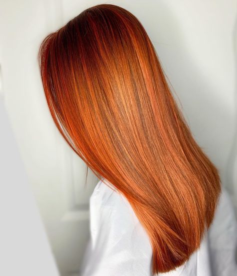 50 New Red Hair Ideas & Red Color Trends for 2020 - Hair Adviser Hairstyles For Ginger Hair, Hair Ideas Red, Pinkish Brown Hair, Pinkish Red Hair, Color Trends For 2023, Ruby Red Hair, Red Hair Ideas, Orange Hair Color, Light Red Hair