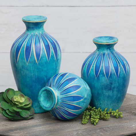 Long vases decor