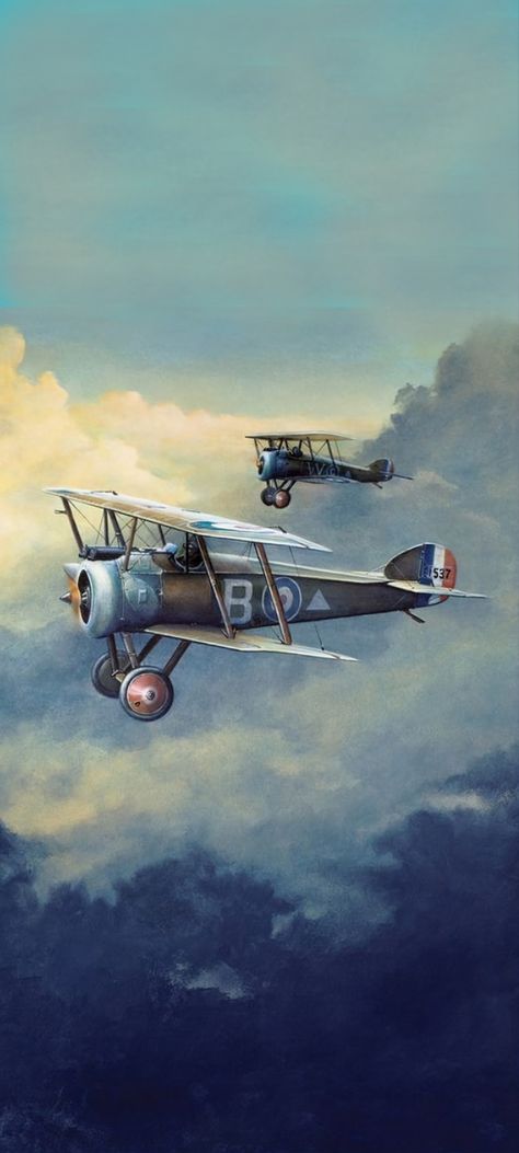 Ww1 Artwork, Ww1 Airplanes, Ww1 Planes, Airplane Painting, Sopwith Camel, Ww1 Aircraft, Old Planes, Ww 1, Aircraft Painting