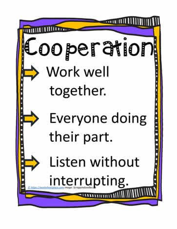 Cooperation Poster, Recess Rules, Character Traits Poster, Conflict Resolution Worksheet, Character Trait Worksheets, Behavior Contract, Classroom Discipline, Effective Classroom Management, Behavior Interventions