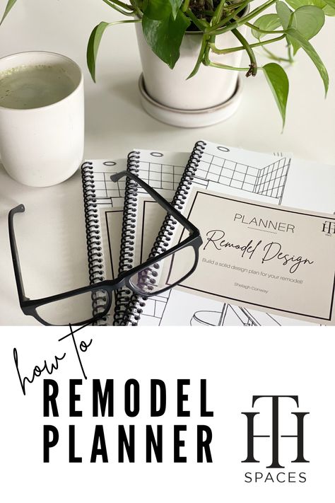 remodel design planner Renovation Planner, Organize Your Kitchen, Design Remodel, Planning And Organizing, Create A Budget, Planner Design, Design Planning, Remodeling Projects, Plan A