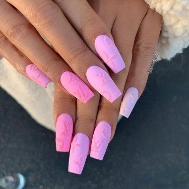 20+ Gorgeous summer nails ideas for 2020 - YOUR GIRL KNOWS Gucci Nails, Bright Summer Nails, Hot Pink Nails, Lines On Nails, Vacation Nails, Clear Nails, Fire Nails, Classy Nails, Funky Nails