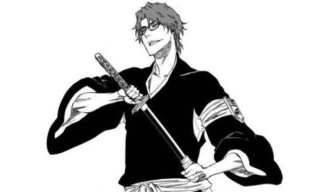 Aizen Manga, Sousuke Aizen, Bleach Aizen, Orihime Bleach, Sosuke Aizen, Aizen Sousuke, Bleach Drawing, Design Squad, Aizen Sosuke