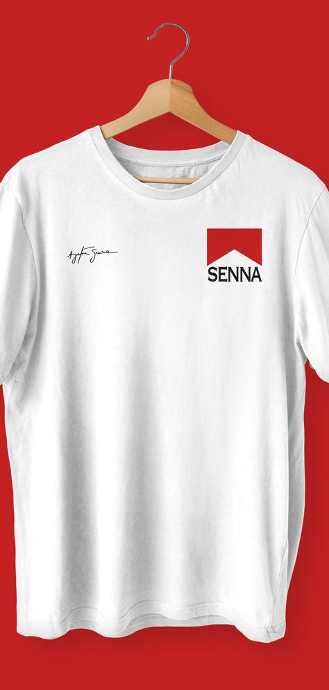 Car Tshirt Design Ideas, F1 Tshirt Designs, Racing Tshirt Designs, F1 Shirt Design, 90s T Shirts, F1 T Shirt, Formula 1 Merch, Senna F1, F1 Merch