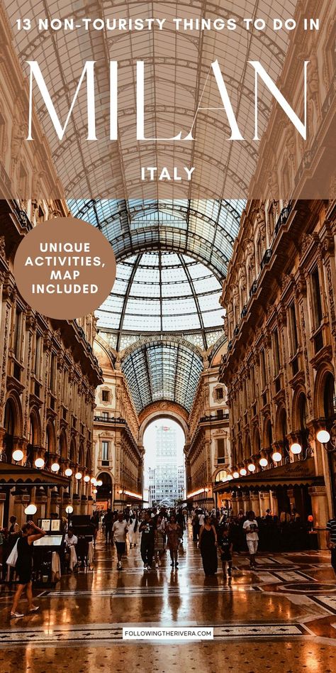 Non-Touristy Things To Do In Milan | Secret Things To Do In Milan | Unique Things To Do In Milan | What To Do In Milan | Free Things To Do In Milan | Free Things To Do In Milan With Kids | Things To Do In Milan On A Sunday | Milan Vacation | Milano | Italy | Italia Milan Vacation, Milan Itinerary, Things To Do In Milan, To Do In Milan, Kids Things To Do, Milano Italy, Free Things To Do, A Typical, Free Things