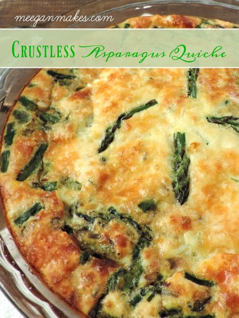 Crustless Asparagus Quiche, Asparagus Quiche Recipes, Quiche Recipes Crustless, Easy Asparagus, Asparagus Quiche, Grilled Asparagus Recipes, Asparagus Recipes Baked, Quiche Recipes Easy, Asparagus Recipes