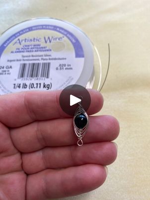 66K views · 1.5K reactions | How to Create a Herringbone Wire Wrapped Bead @artisticwirebrand  and. @beadalon  1. I’m using 24 gauge wire & an 8 mm bead 2. cut 20 inches of wire. You’ll want to adjust the length of the wire according to the size of the bead you’re using. If you’re using a larger bead you’ll need more wire. If you’re doing a smaller bead you’ll need less. For a smaller Bead you may need 26 gauge wire.3. Using round nose pliers for my loop and leave a 3 inch long tail of wire.4. Holding the loop with your pliers. Wrap 10 coils underneath the loop. Wrap tightly and close together.Snip off the excess wire & pinch closed.5. Add Bead.6. You will need the exact same space of length of wire on each side of the bead. Once you have the same amount of space ( top and bottom of bead) Making Loops With Wire, Round Nose, Bead Embroidery Jewelry, Embroidery Jewelry, Long Tail, Bead Embroidery, The Loop, Beaded Embroidery, Wire Wrapped