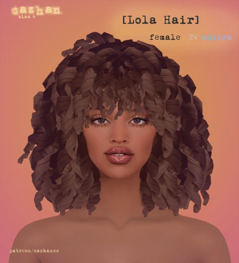 Sims 4 Braided Ponytail Cc, The Sims 4 African Cc, Sims 4 Cc Lace Front Wig, Sims 4 African Hair, Afro Hair Sims 4 Cc, Lola Hair, Sims 4 Curly Hair, Alpha Cc, Sims 4 Black Hair