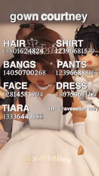 Bloxburg Prom Outfit Codes, Prom Outfit Codes, Brown Hair Roblox, Pelo Cafe, Blocksburg Outfit Codes￼, Fancy Dress Code, Preppy Decal, Pic Code, Code Clothes