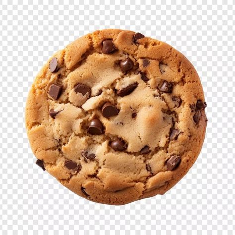 Free PSD | Free PSD baking delicious chocolate chip cookies isolated on transparent background Cookie Background, Cookie Texture, Delicious Chocolate Chip Cookies, Cookie Png, Cookie Pictures, Biscuit Color, Cookie Images, Single Pic, Chewy Chocolate Chip Cookies