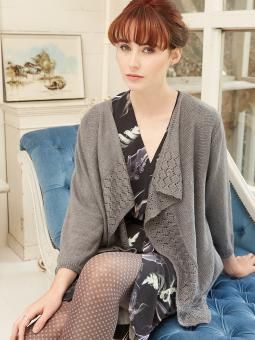 Ballari Spring Cardigans, Knit Cardigan Pattern, The Cardigans, Lace Knitting Patterns, Knitting Patterns Free Cardigans, Drape Cardigan, Patterned Cardigans, Beautiful Knitting, Cardigan Pattern