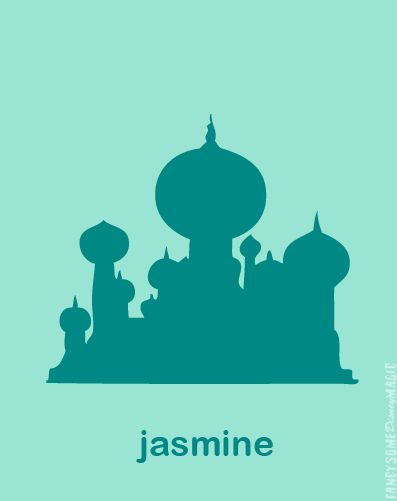 Jasmine's castle by Fancy some DISNEY MAGIC? Aladdin Party, Walt Disney Cinderella, Castle Silhouette, Walt Disney Quotes, Disney Silhouettes, Disney Princess Jasmine, Disney Jasmine, Disney Princess Quotes, Princess Wallpaper