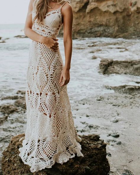 Crochet wedding dress pattern