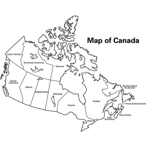 Canada For Kids, Free Printable World Map, Map Of Canada, Physical Education Lessons, Car Activities, Homeschool Geography, Eid Crafts, Canada Map, Map Skills