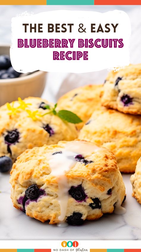 Blueberry Biscuits Sweet Breakfast Biscuits, Lemon Blueberry Biscuits, Easy Blueberry Biscuits, Breakfast Biscuits Recipe, Blueberry Biscuits Recipe, Sweet Blueberry Biscuits, Buiscits Recipes, Blueberry Biscuits With Glaze, Blueberry Tea Biscuits