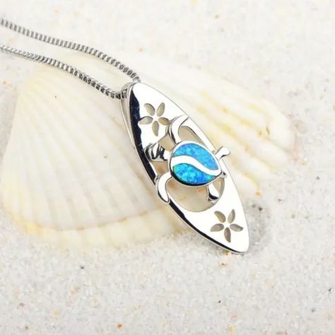 Jewelry | Surfboard Turtle Silvertone Necklace Nwt | Poshmark Long Silver Necklace Pendant, Tropical Necklace, Kandi Necklace, Triple Layer Necklace, Surf Jewelry, Peacock Necklace, Silver Necklace Set, Compass Necklace, Turtle Necklace