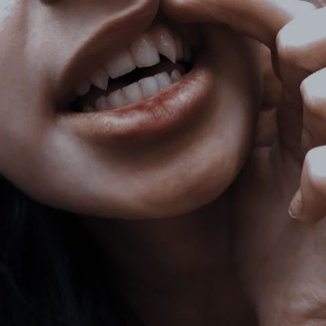 Teeth Aesthetic, Werewolf Aesthetic, Malia Tate, Sharp Teeth, Creatures Of The Night, Fantasy Aesthetic, Vampire Diaries The Originals, Book Inspiration, Character Aesthetic