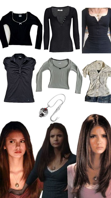 #tvd #vampires #elena #2000s #gilbertfamily #aesthetic Gilbert Top, Rory Gilmore Style, Elena Gilbert Style, 90s 2000s Fashion, Vampire Diaries Outfits, Downtown Outfits, Cottagecore Outfits, 90s Outfit, Elena Gilbert