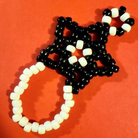 Hand Crafted Jewelry | Black And White Kandi Star Bracelet/Ring | Color: Black/White | Size: Os 🌟 #EDCKnifeBeads #KnifeAccessories #EverydayCarry #EDC #GearCustomization #TacticalBeads #ParacordBeads #HandcraftedBeads #ArtisanBeads #KnifeCollecting #KnifeEnthusiast #GearUpgrade #UniqueBeads #FunctionalArt Kandi Ring, Kandi Star, Rainbow Kawaii, Rave Jewelry, Diy Kandi Bracelets, Diy Kandi, Kandi Cuff, Rave Gear, Healing Gemstone Bracelets