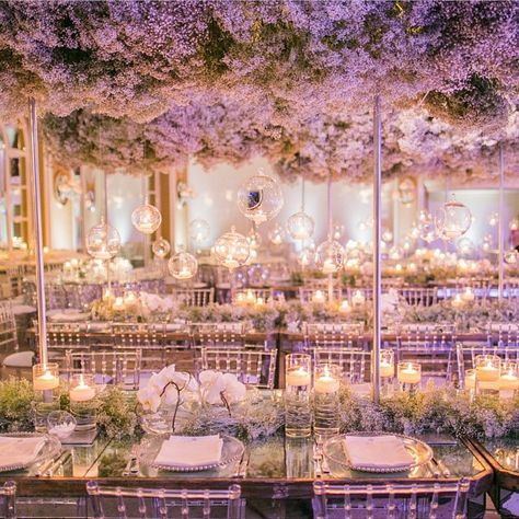 Debut Theme, Quince Decor, Quince Themes, Flower Ceiling, Wedding Reception Inspiration, Luxury Wedding Venues, Wedding Reception Venues, Star Wedding, Dreamy Wedding