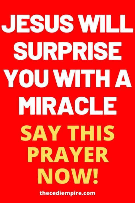 Jesus will surprise you with a miracle. say this prayer now. #Miracle #God #Jesus #catholicfaith #June2021 #Prayerinspiration #Powerful Number Synchronicities, Prayers For Strength And Healing, Master Numbers, Manifestation Prayer, Faith Stories, Money Prayer, Prayers For My Husband, Abundance Manifestation, Everyday Prayers