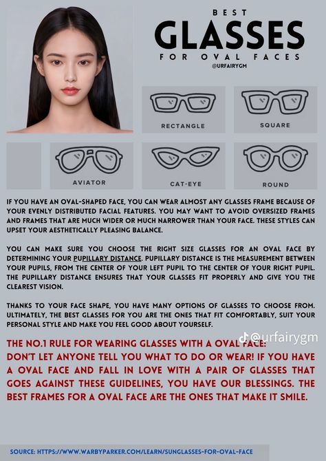 Glasses For Oval Faces, Oval Face Makeup, Glasses For Round Faces, Glasses For Face Shape, Face Tips, Oval Face Haircuts, Beauty Makeup Tutorial, Oval Face Hairstyles, Talcum Powder