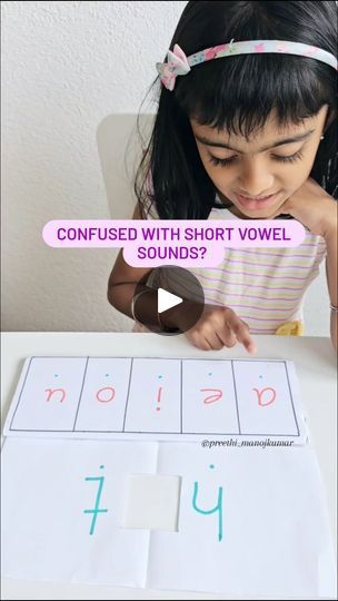 9.1K views · 9.4K reactions | Short Vowel sounds #followformore

Try this blending method, if your kids is still confused with vowel sounds

Follow @preethi_manojkumar for kids activities

#phonics#phonicsclass#phonicsactivity#vowelsounds#shortvowels

[phonics, kids phonics, vowels, short vowels, blending] | Logapreethi | Kids Activities | Sugartapes · Lift Me Up Vowel Practice Kindergarten, Vowels For Preschoolers, Vowels And Consonants Chart, Vowels Craft, Vowels Activities Preschool, Letter Sound Fluency, Vowel Sounds Activities, Vowel Practice, Letter Sound Activities