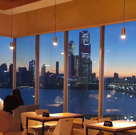 Date Places Aesthetic Korea, Seoul Apartment View, Date Places Aesthetic, Date Places, City Apartment Aesthetic, Seoul Apartment, Places Aesthetic, Apartment View, Han River