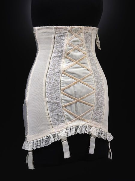 Colette | Dior, Christian | V&A Search the Collections Dior Corset, Vintage Girdle, Christian Dior Paris, Panty Girdle, Lingerie Vintage, Lingerie Plus Size, Retro Lingerie, Girdles, Vintage Corset