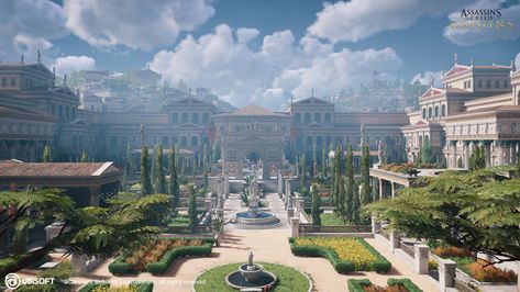 Ancient Greece City, Greece City, Imperiul Roman, Assassin's Creed Origins, Assassins Creed Origins, Europa Park, Between Two Worlds, Fantasy Castle, Fantasy City