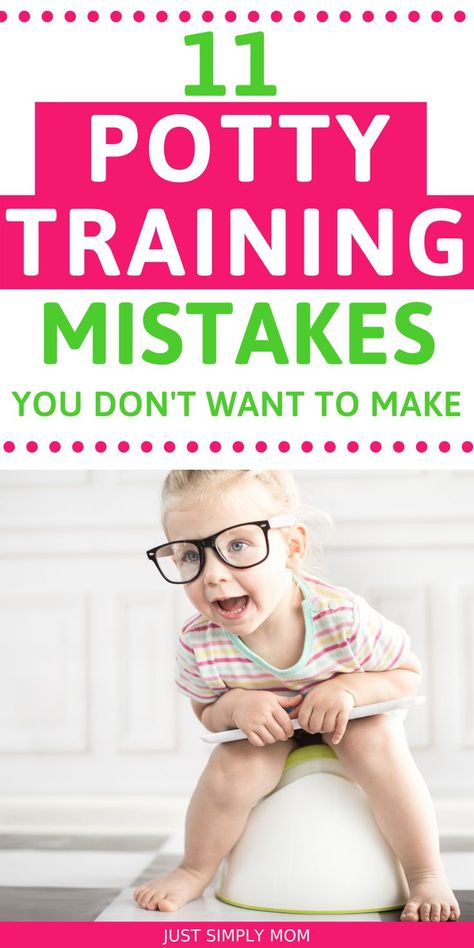 Don't make these mistakes when potty training your toddler. Be sure they are ready and willing to get started with this big milestone at any age. When To Start Potty Training, Night Potty Training, Night Time Potty Training, Potty Training Regression, Potty Training Schedule, Potty Training Methods, Potty Training Rewards, Best Potty, Puppy Training Schedule