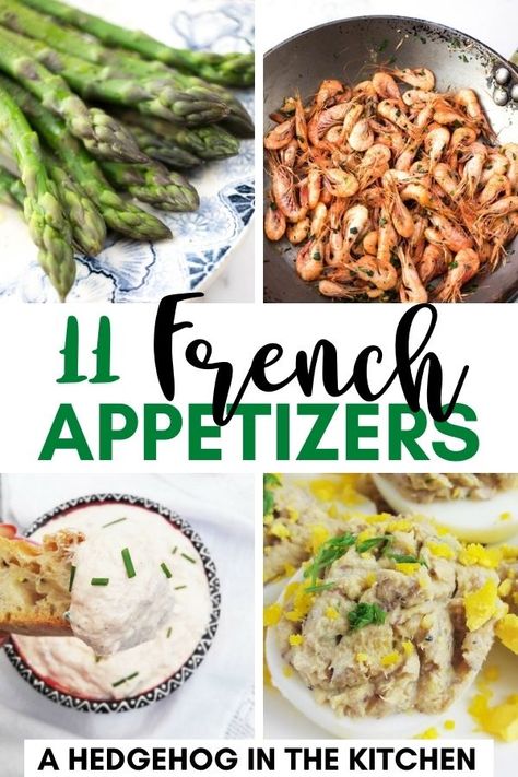 French Finger Food Parties, French Appiterzers, Easy French Food Appetizers, Authentic French Appetizers, French Themed Appetizers, Classic French Appetizers, French Appetizers Party, French Starters Appetizers, French Canapes Appetizers