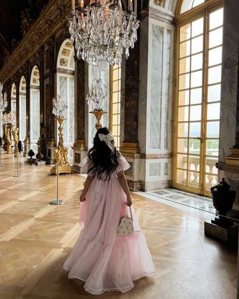 Do you think you’re a princess?? Me: 👑🎀🕯️ @selkie gown is the star of the show!! Code RUBYKEYVANI gives you a discount if you wanna be a princess with me Princess behavior, princess aesthetic, Versailles Paris, selkie dress, Pinterest inspired Modern Princess Outfits Real Life, Princess Beauty Aesthetic, Royal Girl Aesthetic, Old Princess Aesthetic, Versailles Photoshoot, Selkie Gown, Royal Princess Aesthetic, Princess Behavior, Modern Princess Outfits