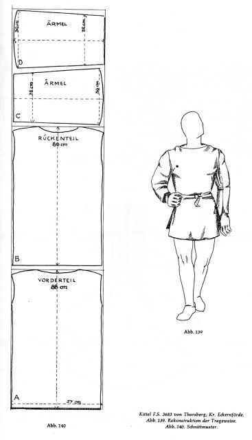 Thorsberg Tunic 002 Medieval Dress Pattern, Medieval Shirt, Mens Garb, Viking Clothes, Aged Clothing, Viking Garb, Costume Carnaval, Medieval Garb, Viking Reenactment