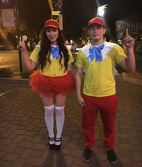 The Dum to my Dee ❤️ #TheTweedles ☕️ #DIY #Wonderland #TweedleDee #TweedleDum #sNAK Tweedle Dee And Dum Costumes, Cute Tweedle Dee And Tweedle Dum Costume, Alice In Wonderland Twins Costume, Tweedle Dee Tweedle Dum Costume Diy, Tweedle Dee Tweedle Dum Costume Couple, Tweedle Dum And Tweedle Dee Costume, Tweedledum And Tweedledee, Tweedle Dee And Tweedle Dum, Alice In Wonderland Tweedle Dee And Dum