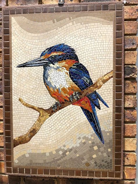 Bird Mosaic Patterns, Mosaic Floors, Easy Mosaic, Stained Glass Mosaic Art, Workbook Design, Mosaic Animals, Mosaic Garden Art, Mosaic Birds, Fused Glass Artwork