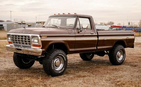 Is this 1979 Ford F250 4x4 as original as the seller says? Take a look and decide for yourself. #F250, #Ford 1975 Ford F250, F250 Ford, Caldwell Idaho, Great Falls Montana, Dream Trucks, Best Barns, Classic Ford Trucks, Old Pickup, Old Pickup Trucks